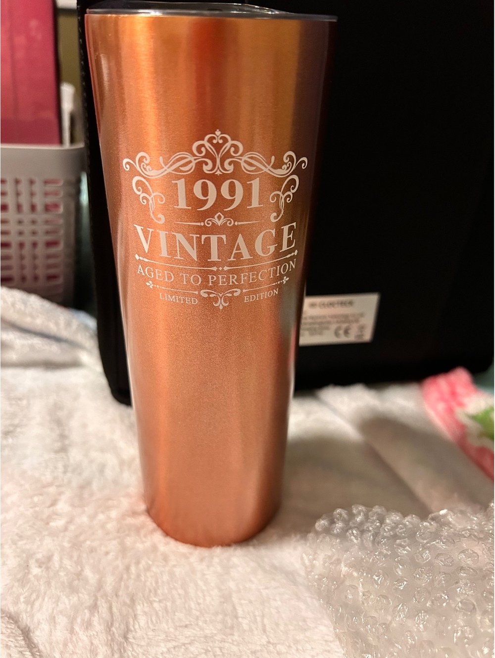 1991 Vintage Aged to Perfection Tumbler